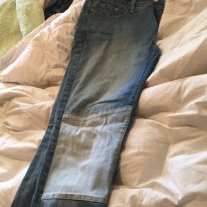 Patched Jeans